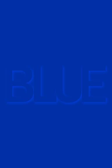 Blue poster
