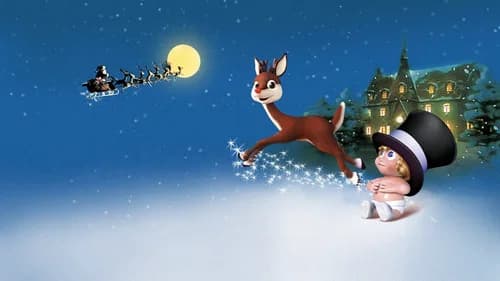 Rudolph's Shiny New Year's Backdrop Image